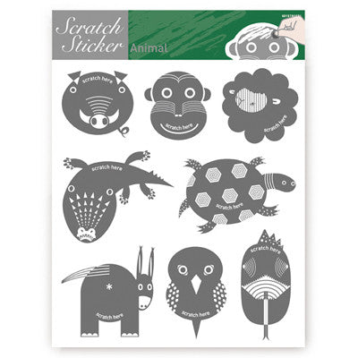 Scratch Sticker 601 - Animals