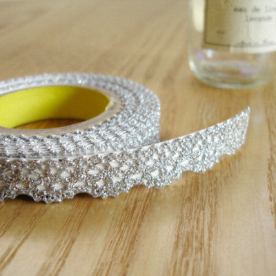 Lace Adhesive Roll Tape - Silver