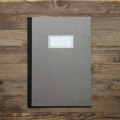 Stitch Notebook Plain - Brown - Size L ok