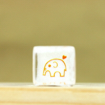 Glass Stamp - 189 - Elephant