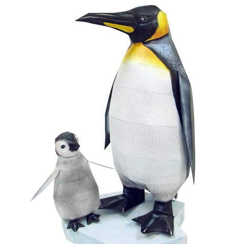 Emperor Penguin 3D Paper Toy - (Pingüino emperador) ok