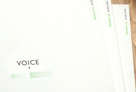 Notebook 601 - Voice - Green