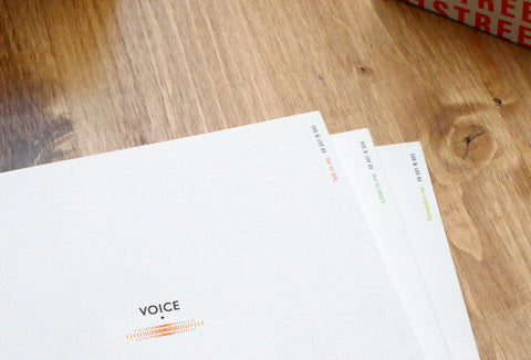 Notebook 601 - Voice - Orange