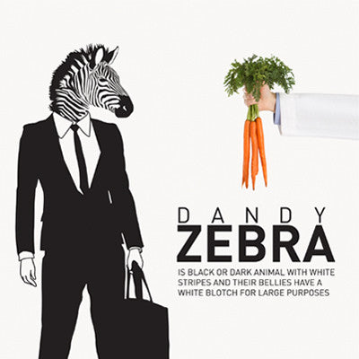 Wall Deco Vinyl - Dandy Zebra