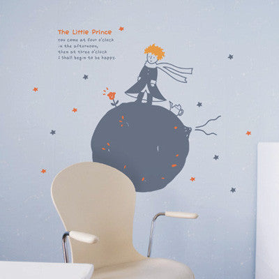 Wall Deco Vinyl - The Little Prince & B612