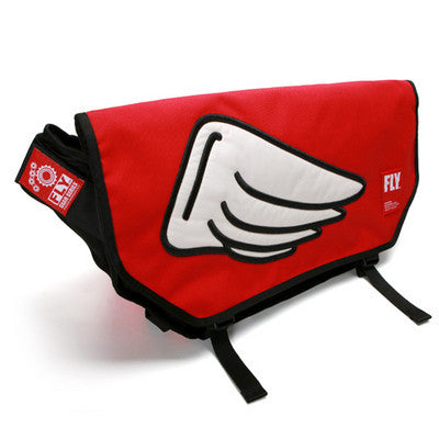 Googims Messenger Bag - 322 - Red - Large