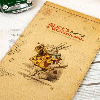 Stitch Envelope - Alice in Wonderland