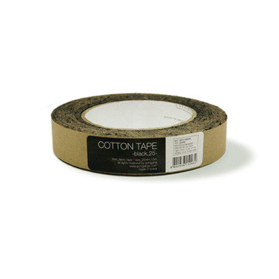 Cotton Fabric Deco Tape - Black 25
