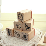 Wooden Stamp Set - Natural