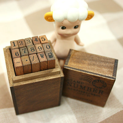 Antique Stamps Set - Numbers (15 units)