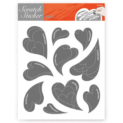 Scratch Sticker 601 - Hearts