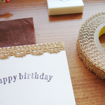 Lace Adhesive Roll Tape - Gold