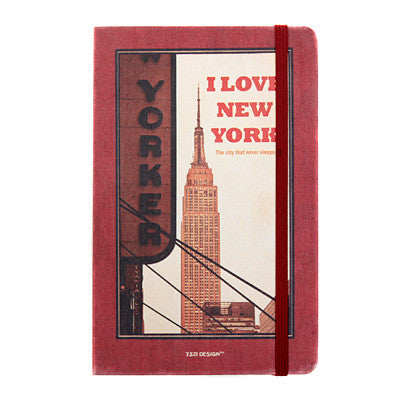 Hardcover Note - New York - Never Ending - M - Line Note