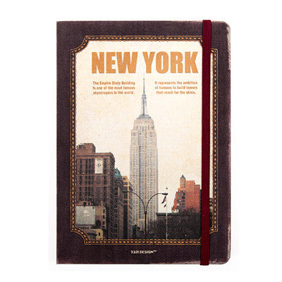 Hardcover Note - New York - Never Ending - L - Line Note