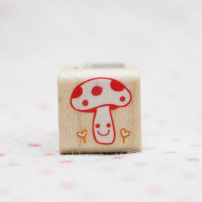 Wood Stamp - Deco - D06 - Mushroom
