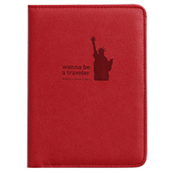 Passport Cover - Mini Journey No Skimming Ver.2 - Red