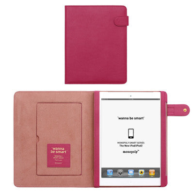 Wanna Be Smart Ipad 2 Cover - Hot Pink