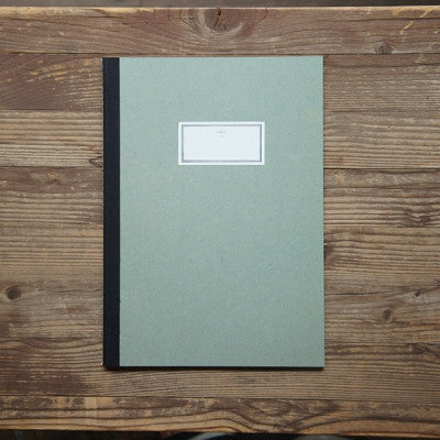 Stitch Notebook Plain - Light Green- Size L ok