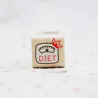 Wood Stamp - My Today - T07 - Diet