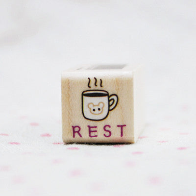Wood Stamp - My Today - T10 - Rest