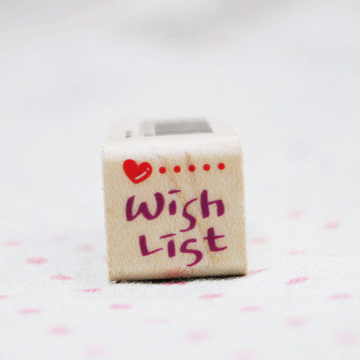 Wood Stamp - My Today - T25 - Wish List