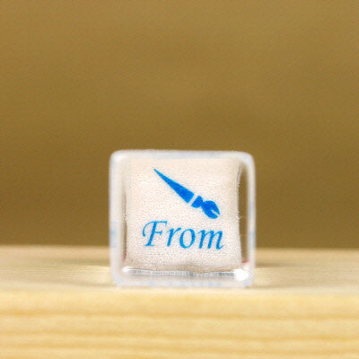 Glass Stamp - 187 - From