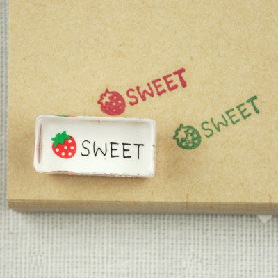 Long Line Glass Stamp - 241 - Sweet