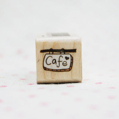 Wood Stamp - My Today - T18 - Cafe
